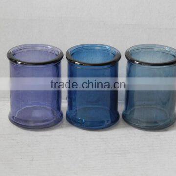 cylinder glass candlestick tealight