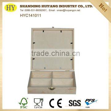 Unfinished Hot Selling Wooden Picture Frame Shadow Box photo-3
