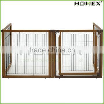 Strong Structure Indoor Wooden Dog Fence Homex_BSCI Factory