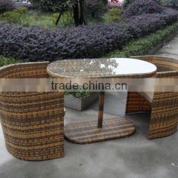 3pcs rattan coffee set