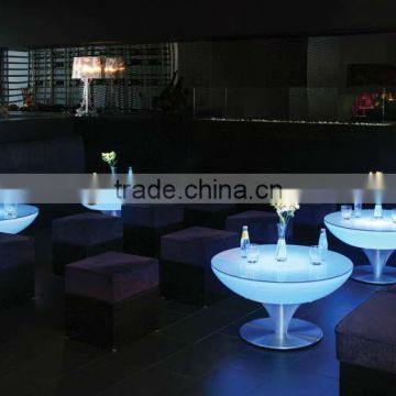 round bar table with light illuminated led furniture