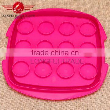 Eco-friendly 36*36*16cm Plastic Cake Storage Box With Cover/lid photo-3