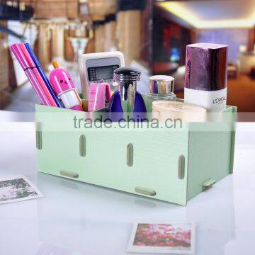 Wooden Cosmetics Storage Box / DIY Organizer photo-2