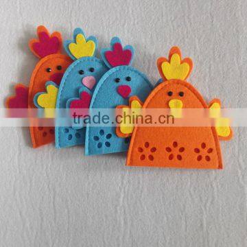 amazon best kid gift 4 pcs felt Easter egg holder Easter egg cover for decoration