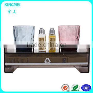 Black Acrylic Hotel Toiletry Boxes,flip Lid Acrylic Black Boxes photo-3