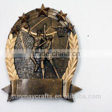 Wholesale Custom Polyresin Metal Basketball Medals for Sale photo-3