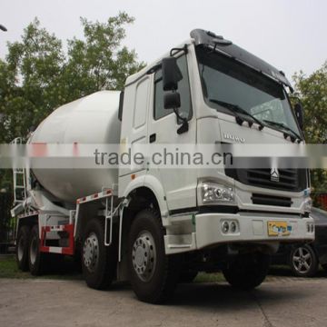 SINOTRUK HOWO 8x4 new condition concrete mixer trucks for sale