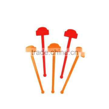 plastic cocktail drink stirrer for whosale