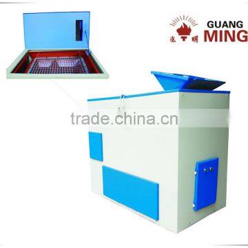 Particle size separating single deck electric sieve shaker sealed desgin sieving machine for coal, rock, mineral