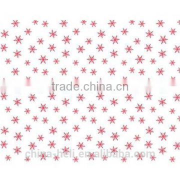 Plastic PEVA Tablecloth Snowflake New Design