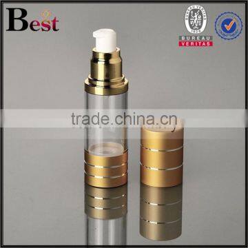 Hot Products Luxury Fancy Airless Cosmetic Bottle Set Gold UV Pump Bottle Cosmetic Skin Care Lotion Serum Cream Wholesale photo-4