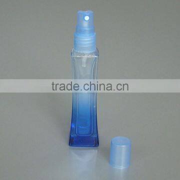 20ml Perfume Blue Glass Spray Bottle, Screw Neck Glass Perfume Bottle With Plastic Sprayer photo-2
