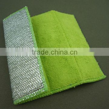 Double side Microfiber Kitchen cleaning pad