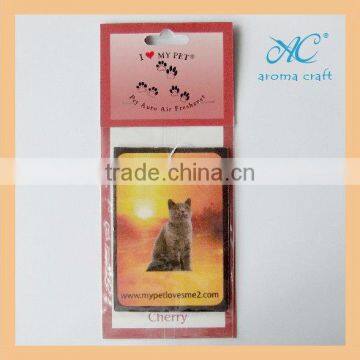 2015 OEM Design Best Seller Classical Type Tape Shaped Card Square Car Air Freshener photo-6