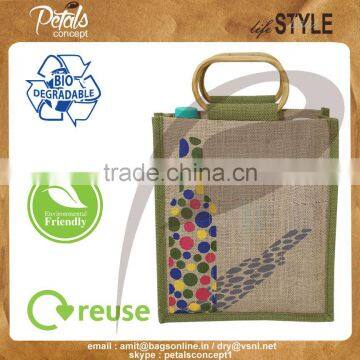 Jute wine bag for wine wholesaler & retailer