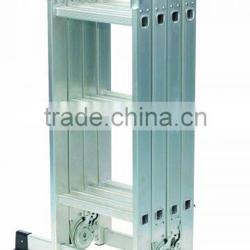 WR2397A-IGS Multi-Function Aluminium Ladder Folding Agility Ladder With Steel Platform Step Ladder photo-4
