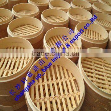 round bamboo steamer sets 24cm