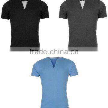 Blank R-shirts Rayon V-neck White T-shirts Wholesale Urban Blank T-shirts V-neck White T-shirts Wholesale