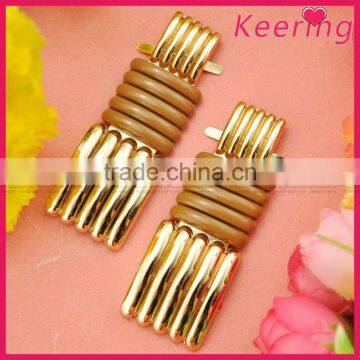 2015 special fashion metal golden Shoe Accessory design WSC-311