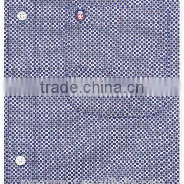 2017 NEW Indian Fashion Long Sleeve Blue Stripes French Cuff Button-down Collar Casual Man Shirt photo-6