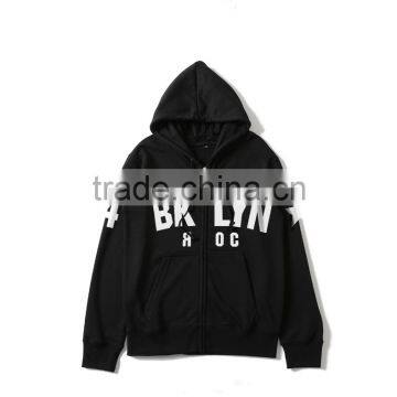 Custom Wholesale Fashion hip hop hoody Blank zipper Hoodies Men