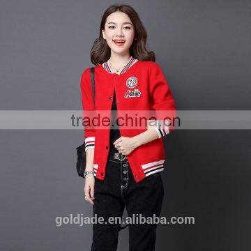 New Fashional Wholesale Blank Softshell Ski Jacket Womens Cotton Baseball Jacket photo-4