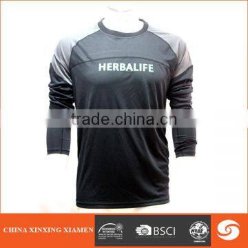 wholesale long sleeve summer black cycling jersey for men
