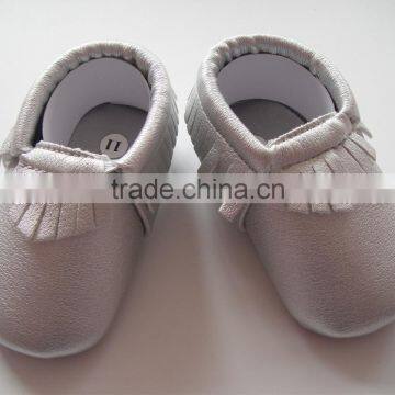 Handmade Fashion Tassels Baby Moccasin Newborn Babies Shoes Leather Prewalkers Shoes photo-6