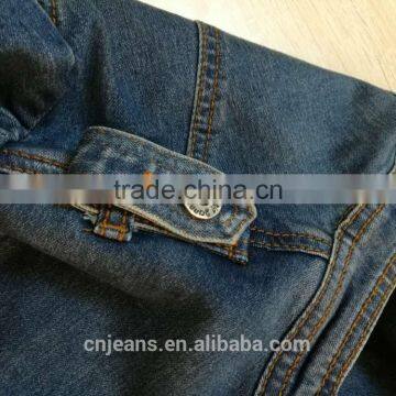 GZY Top Design Lady Denim Jacket Stock photo-5