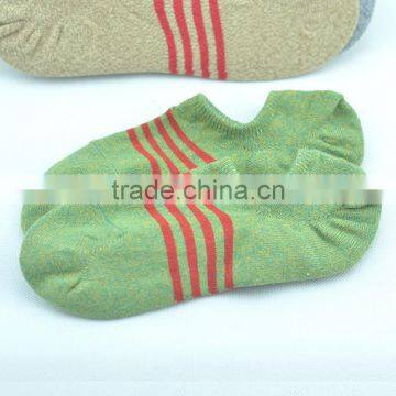 Men Invisible Socks Low Cut Striped Socks photo-3