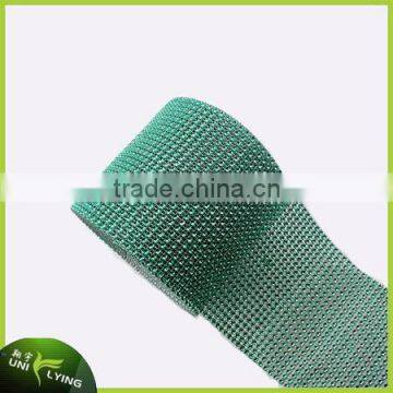 Bling Various Color Plastic Rhinestone Mesh Ribbon Wedding Decorative 10 Yards 24 Rows Plastic Mesh photo-4