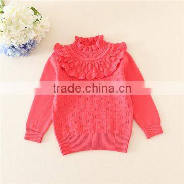 Knitting Pure Plain Colors Kid Sweater In-stock Sweater Fabric Sweater for Babies/tollderls/infants