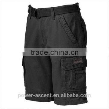 2016 men's heavy weight washed cotton cargo shorts
