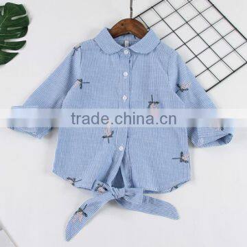 Zm35742a Latest Fashion Long Sleeve Design Blouse Korean New Model Shirts photo-2