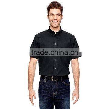 Mens Uniform Shirt Short Sleeve Working Shirt for Men
