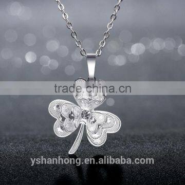 Wholesale 925 Silver Clover Necklace photo-4