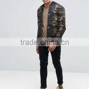 2017 Camo Customized Colors Size Material Figure Flattering Men Military Army Printed Green Plain Baseball Jacket photo-4