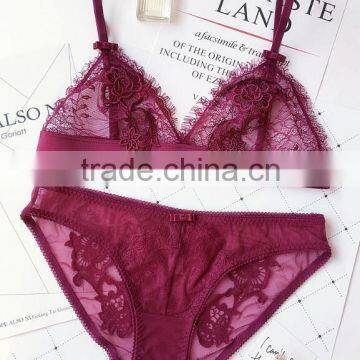 Runwaylover 5391 Hot Sale Ladies Sexy Embroider Sexy Bra and Panty Set photo-2