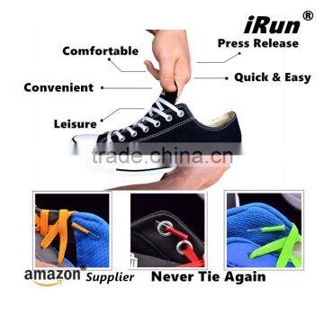 Flexible No Need Tie Footwear Laces for Outdoor Sports Sneakers - Customized No-Tie Red Shoelaces Fits Running Shoe Casual Shoes photo-3