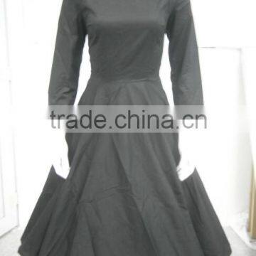 Vintage 1950's Rockabilly Swing Dress Vintage 50s Rockabilly Dress photo-2