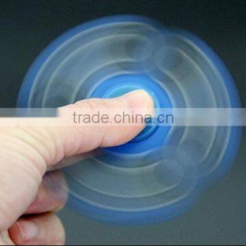 Fingertip Gyro Luminous Plate Finger Gyro Three Leaf Glowing Fingertip Spiral Adult Children Fluorescent Finger Helix photo-2