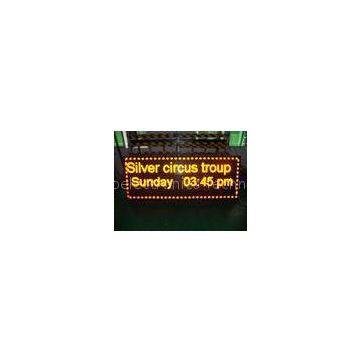 P10 digital amber color Scrolling LED Sign