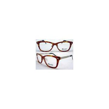 Fashion Acetate Glasses Frames For Ladies, Red Leopard Acetate Eyewear Frame