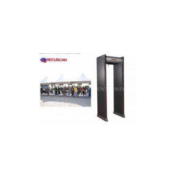 Professional Arched Metal Detector Gate with 6 Pinpoint zones for airport check-in area