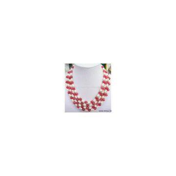 Sell Three-Row Fashion & Pearlescent Freshwater Pearl Necklace