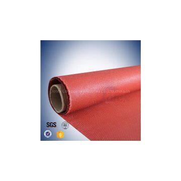 0.4mm E Glass Fiber Red Silicon Coated for Engineered Thermal Insulation