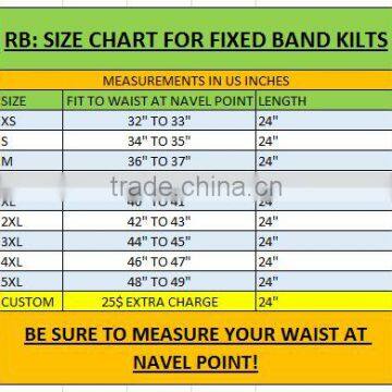 Utility Cotton Kilt Military Grade Scottish Kilt photo-2