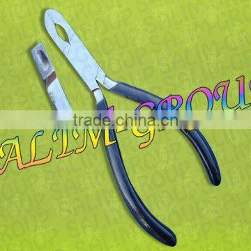 RING CLOSING PLIERS BODY PIERCING SURGICAL TOOLS WITH BLACK GRIP