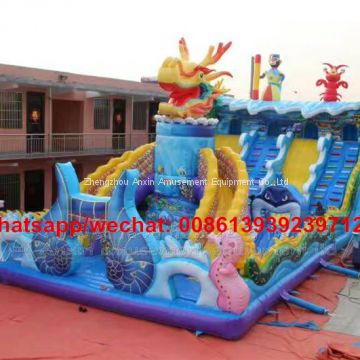 Factory Price 0.55MM PVC Outdoor Inflatable Play Equipments,Giant Children Inflatable Jumping Bouncer For Sale