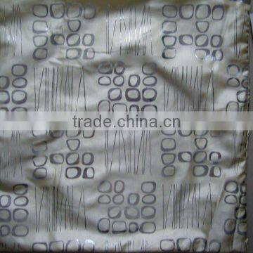 bronzing taffeta cushion